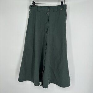 Ex Officio Green Skirt‎ Size 6/8 Button down